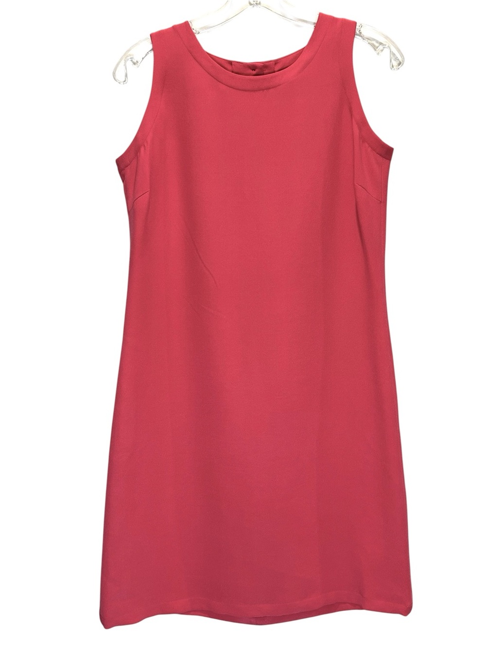 VTG Freeport Studio Coral Silk Sleeveless Midi Cocktail Dress - Size 6 Petite